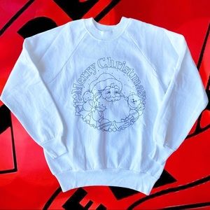 Oneita Power-Sweats “Merry Christmas” Sweater